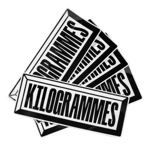 STICKER XL - Kilograms